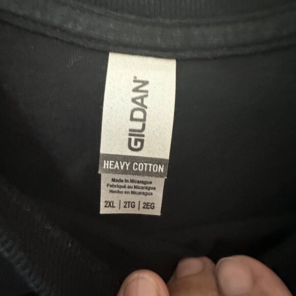 Gildan 2XL Heavy Cotton Black T-Shirt With "Woman Of God" & Inspirational Text D - Picture 3 of 6